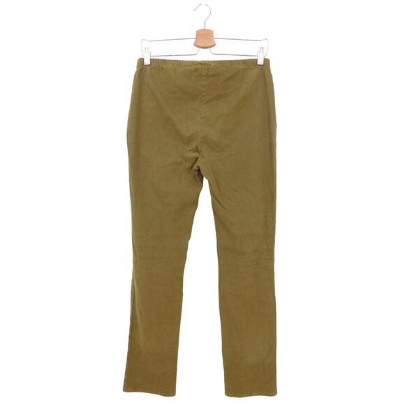 Flax Women's Tan Elastic Waisted Pull-On Trouser Pants Size Medium - Picture 2 of 4